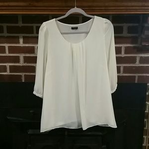 Ann Taylor Ivory Blouse
